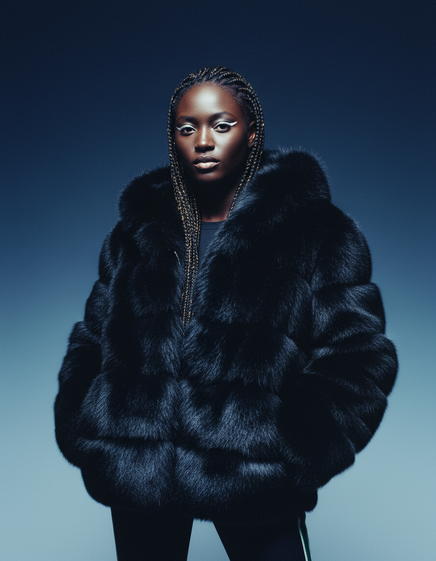 Nova Faux-Fur Bubble Jacket