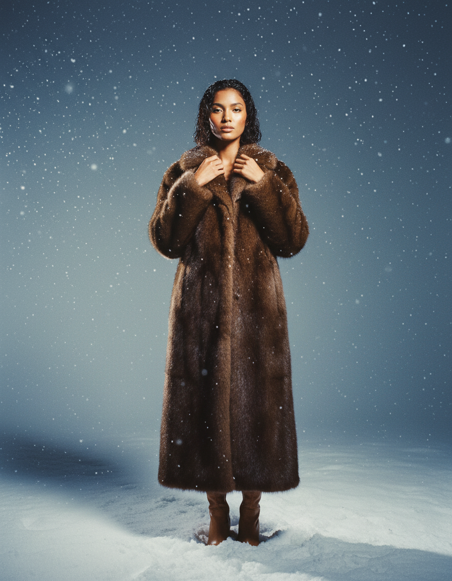 Eden Longline Faux-Fur Coat