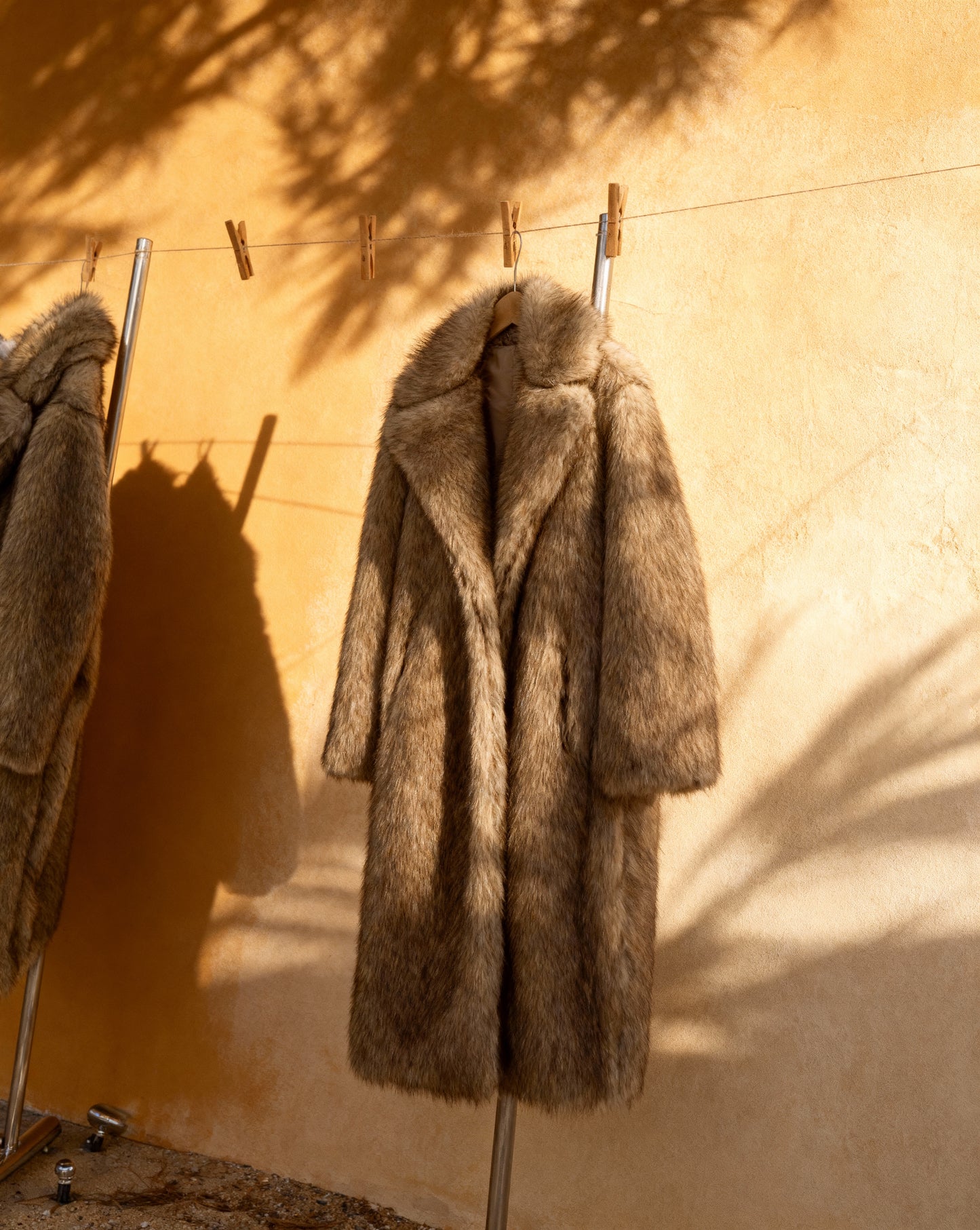 Eden Longline Faux-Fur Coat