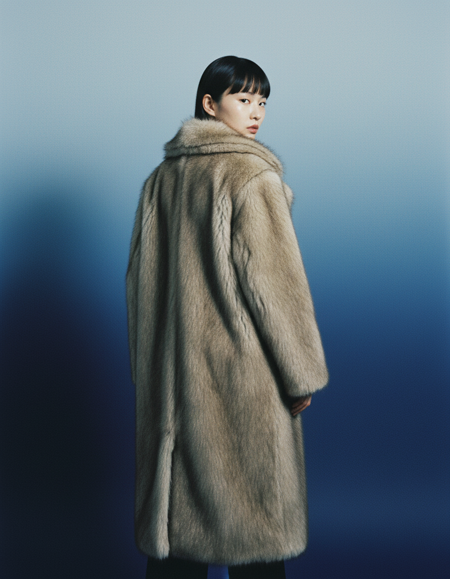 Eden Longline Faux-Fur Coat