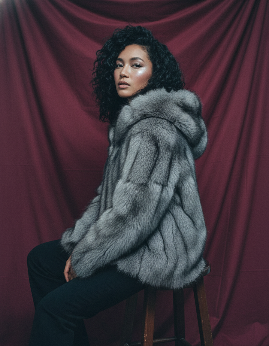 Luna Shag Faux-Fur Jacket