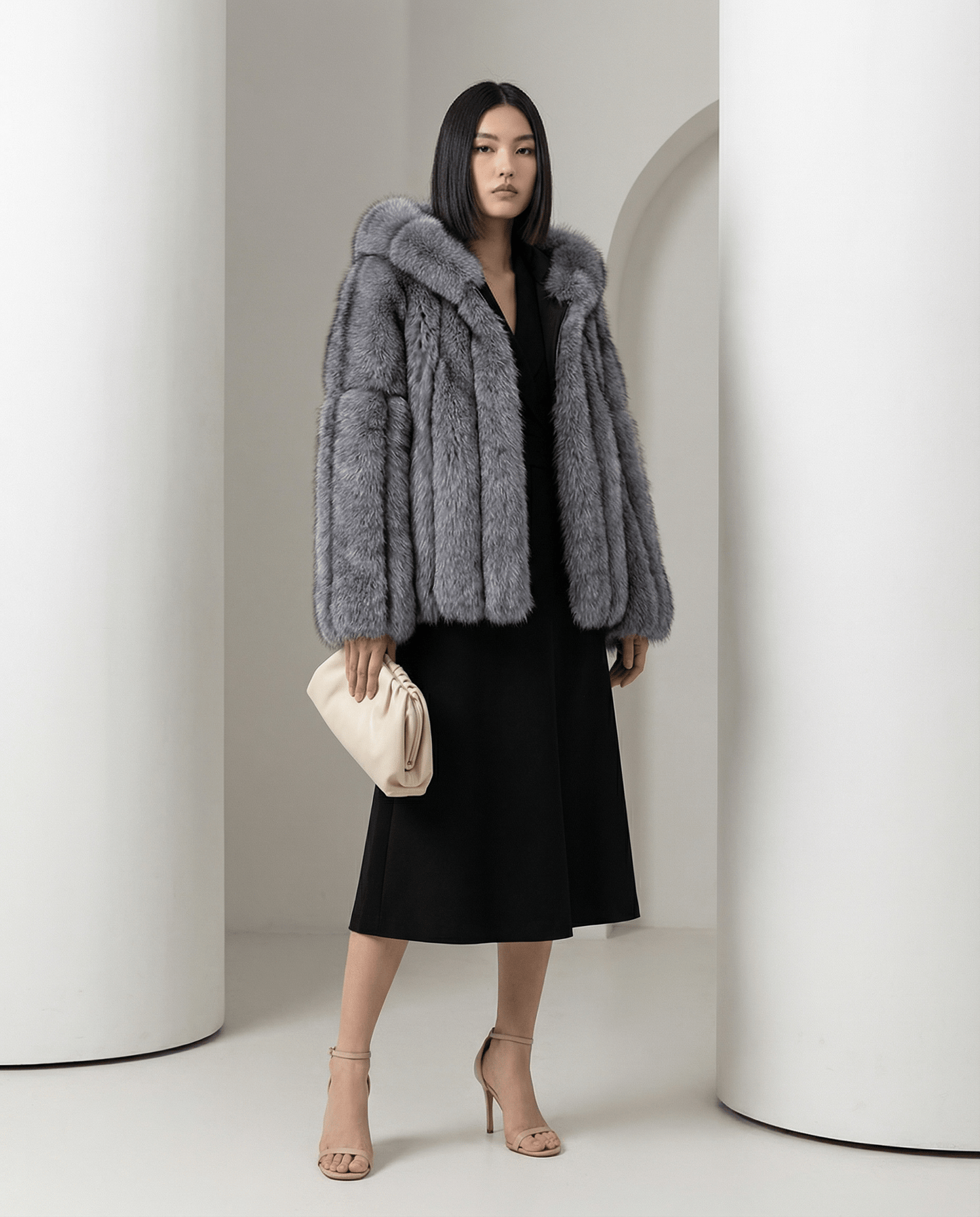 Luna Shag Faux-Fur Jacket