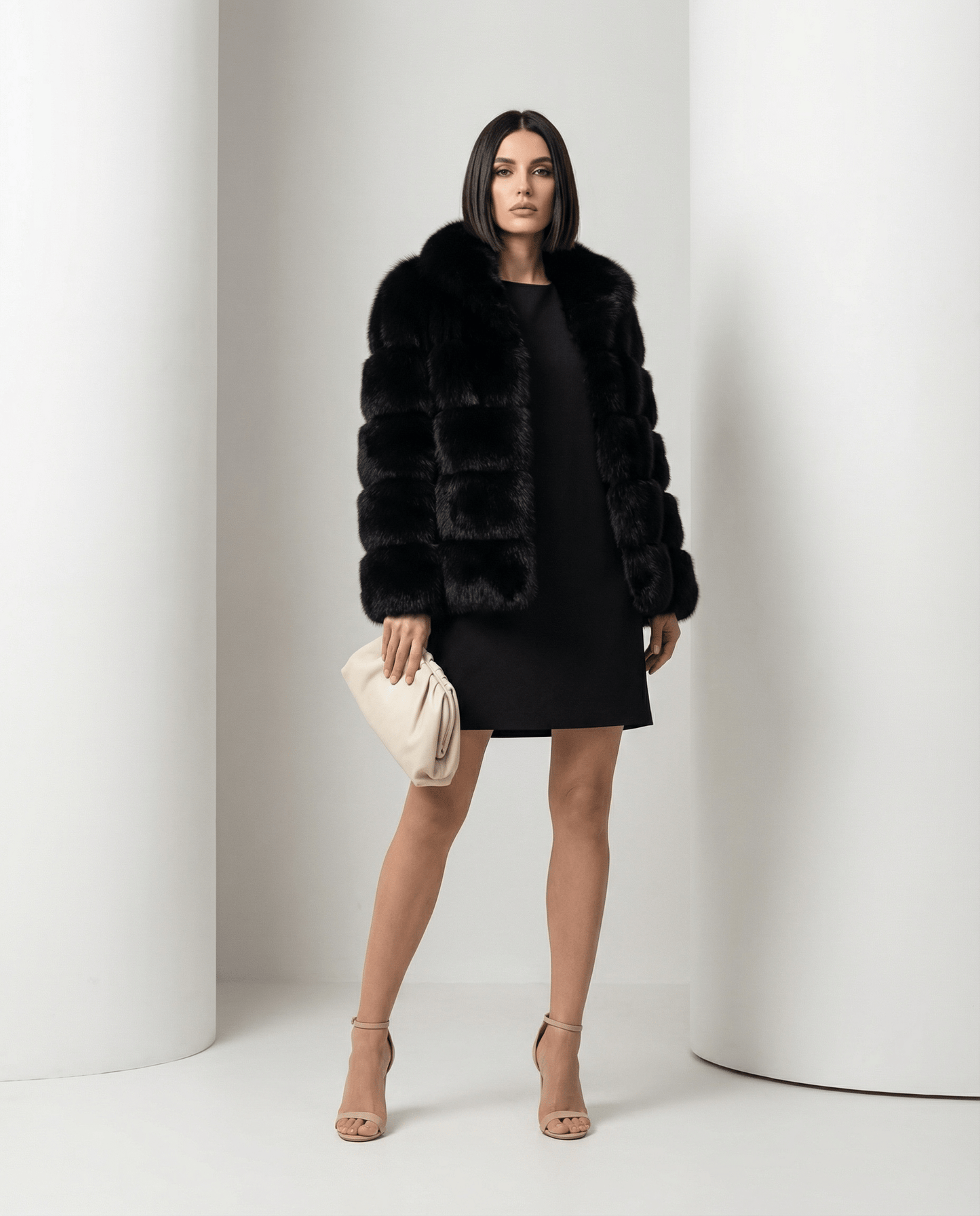 Nova Faux-Fur Bubble Jacket
