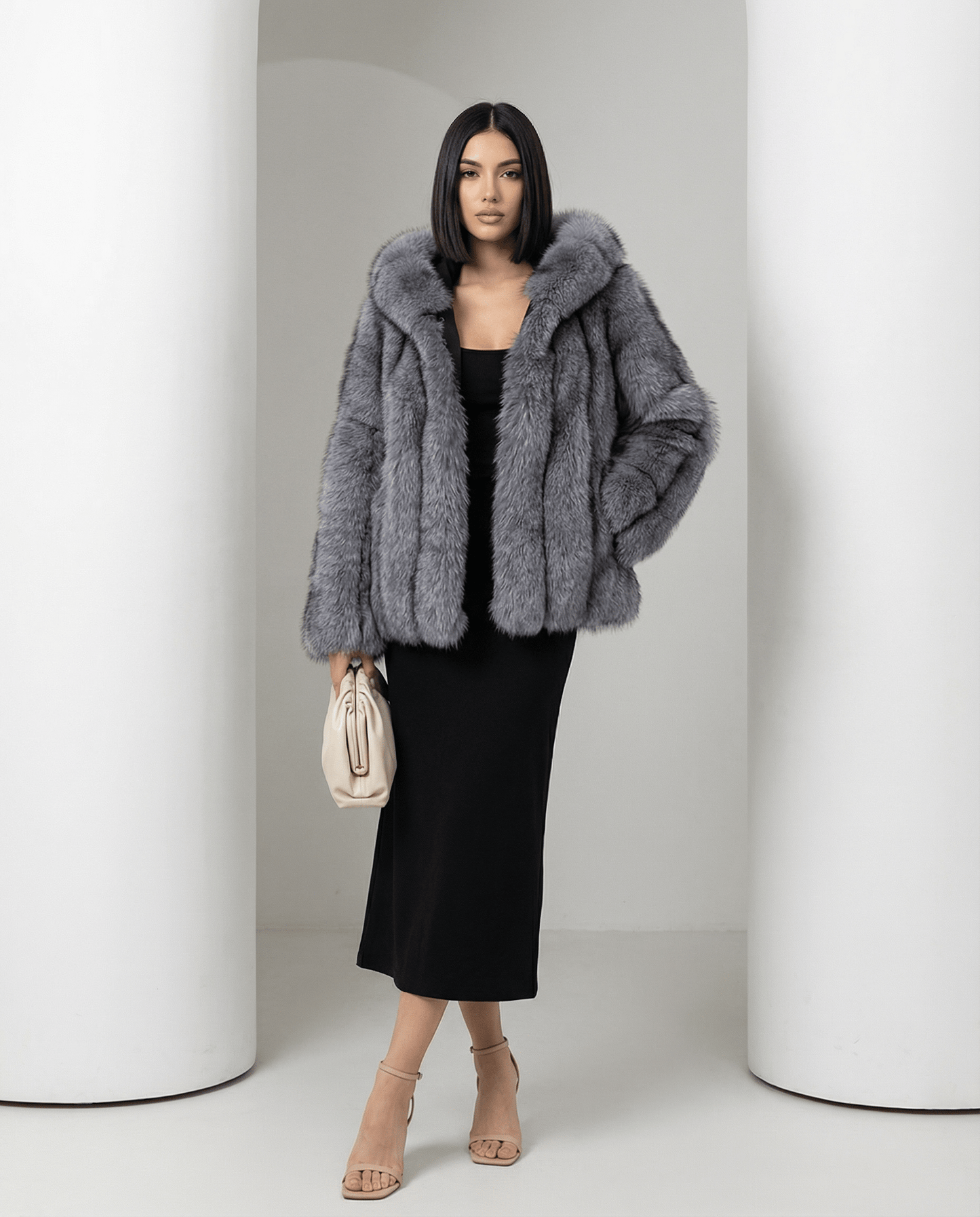 Luna Shag Faux-Fur Jacket