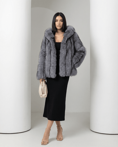 Luna Shag Faux-Fur Jacket