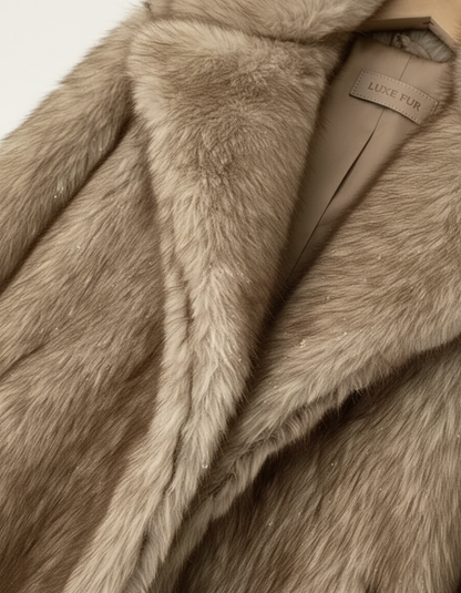 Eden Longline Faux-Fur Coat